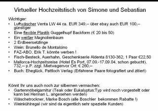 Abstimmen mit Sabine Rö: sina_sunshine@yahoo.de